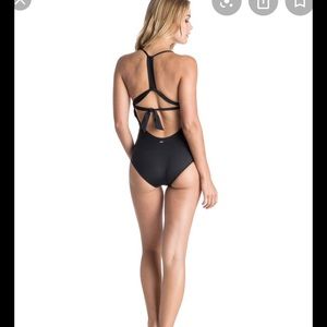 Roxy Wrapsody Deep V One Piece Swimsuit- XS